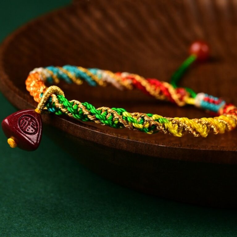 Dragon Boat Festival Colourful Rope Bracelet Female Baby Children Newborn Baby Red Hand Rope handmade Weaving Multicoloured Thread Dragon Boat Festival-7