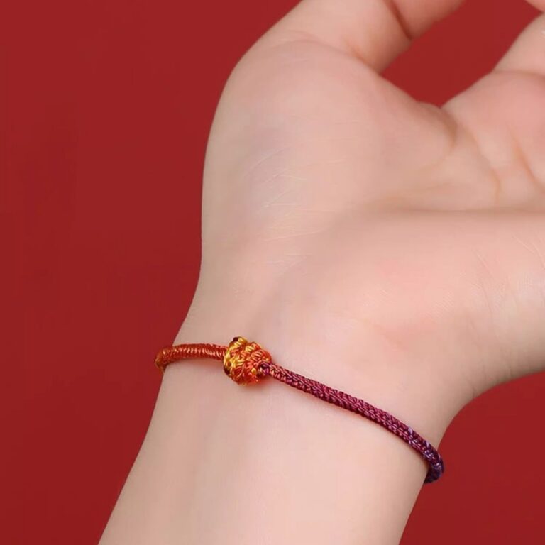 Year of the Dragon Red Rope Bracelet Year of the Dragon Red Rope Braided Rope for Men and Women Red Rope Amulet-7