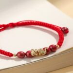 Year of the Snake Bracelet Snake Cinnabar Amulet Transit Red Rope Hand-Woven Peaceful Hand Rope-8