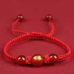 Year of the Dragon Red Rope Bracelet Men and Women Dragon Lunar New Year Hand-Woven Rope Rabbit Ox Horse Sheep Dog Amulet Hand Rope-10