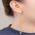 925 Silver Gold Plated Earrings Niche Design Earrings Earrings Premium Gift for Girlfriends-5