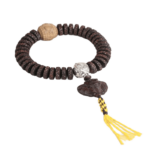 Fragrant Grey Six Words of Truth Rosewood Strings Men's Literature Play Plate Play Bracelet