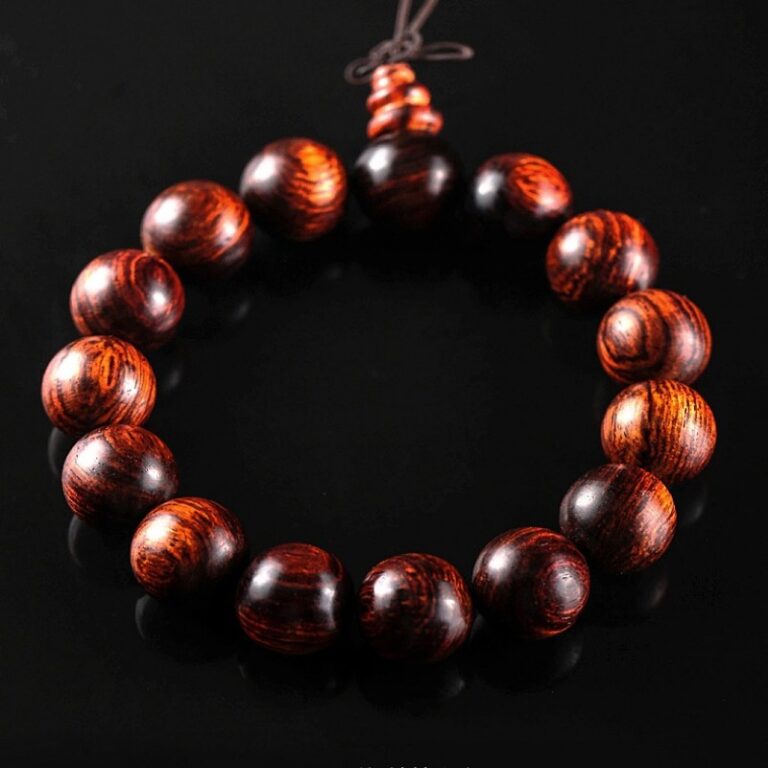 Huanghuali strings Xiaoye Zitan Buddha beads 108 pieces of cultural play cold men and women couple models bracelet-7