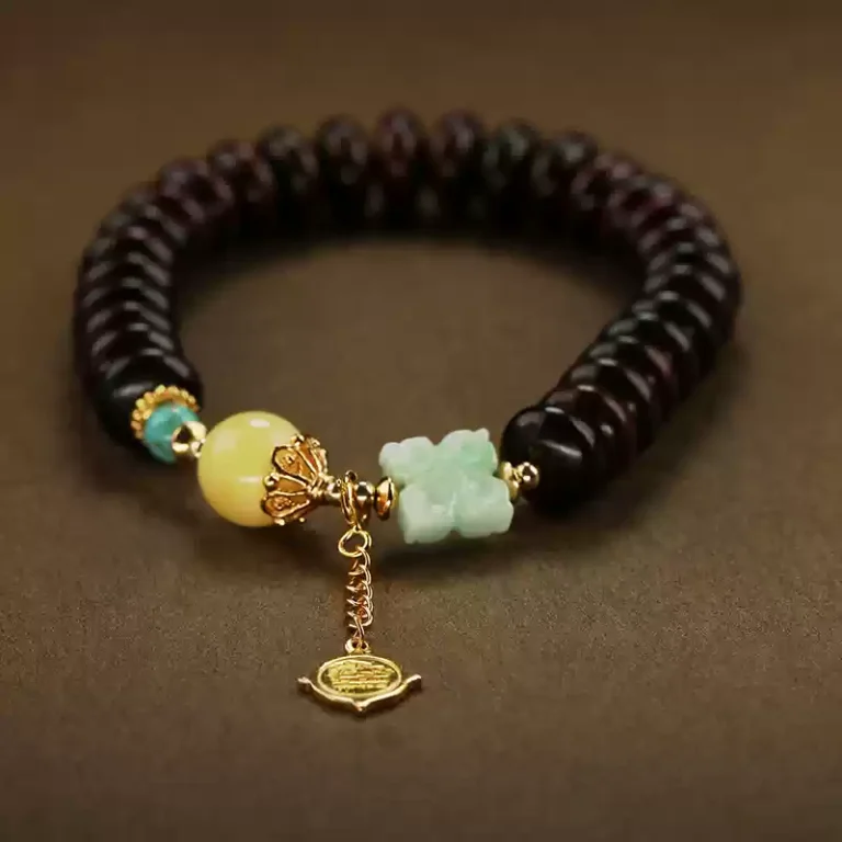 Rosewood String Full of Aventurine Transit Beads Buddha Agate Nanhong Literature Play Wooden men and women Models Bracelet-8