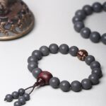 Six Character Truth Incense Grey Buddha Bead String Men's Literary Handheld Rosary Bead String Women's Bracelet-9