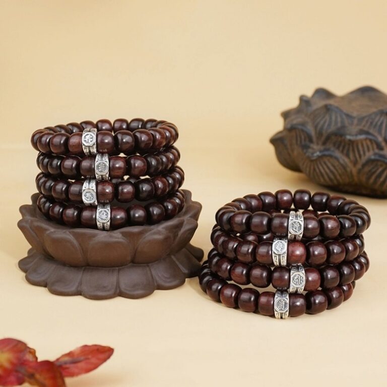 Rosewood Strings Playing with Discs Rosary Beads Buddha Beads Transfer Beads This Year of Men and Women's Models Bracelets-9