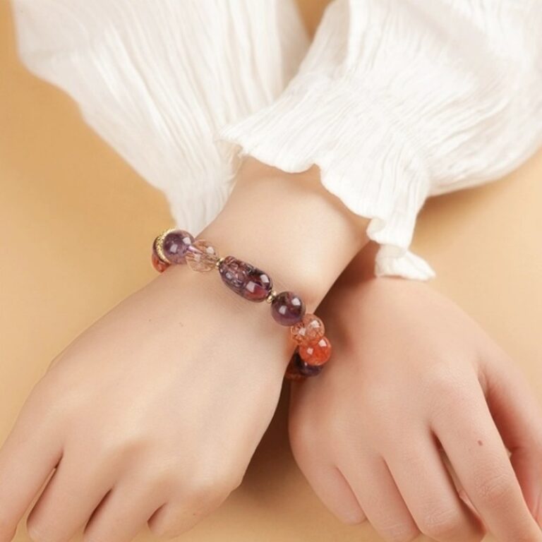 Nine Purple Fire Tenglong Bracelet Golden Dragon Tengfei Shunti Toukui Pixi Brave Amethyst Purple Ghost-2