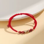 Year of the Snake Bracelet Snake Cinnabar Amulet Transit Red Rope Hand-Woven Peaceful Hand Rope-6