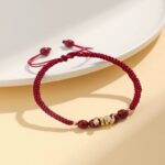 Year of the Snake Bracelet Snake Cinnabar Amulet Transit Red Rope Hand-Woven Peaceful Hand Rope-5