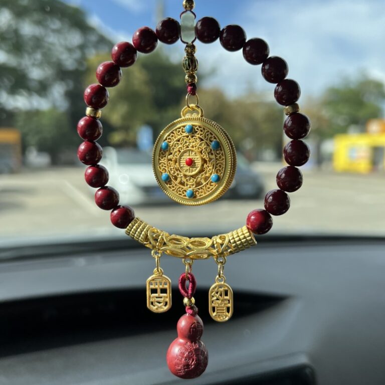 18 Seeds Car Hanging Safe Travelling Eighteen Seeds Pendant Multi Treasure Bodhi Beads-12