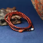 Rosewood String Full of Aventurine Transit Beads Buddha Agate Nanhong Literature Play Wooden men and women Models Bracelet-10