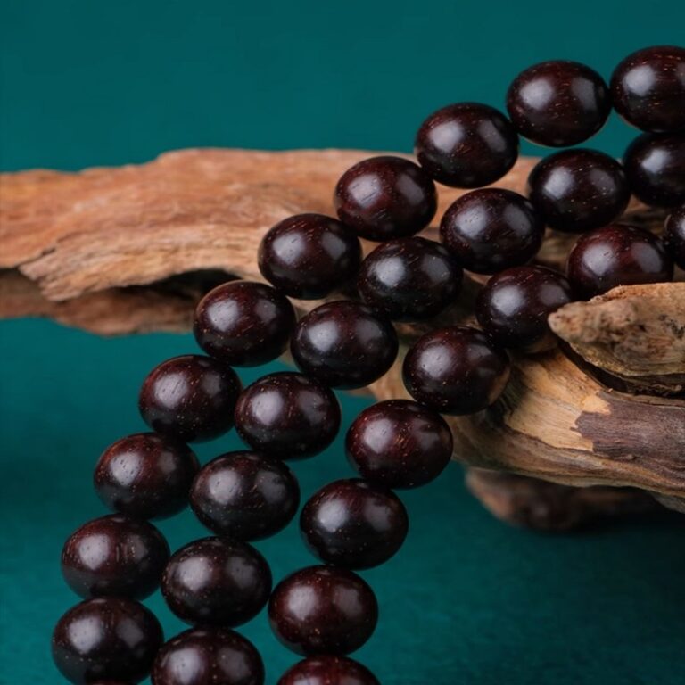 Rosewood 108 rosary beads string six words of truth running ring lotus models cultural and wooden Buddha beads-10