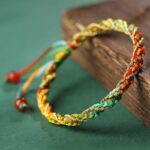 Dragon Boat Festival Colourful Rope Bracelet Female Baby Children Newborn Baby Red Hand Rope handmade Weaving Multicoloured Thread Dragon Boat Festival-11