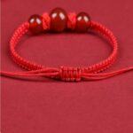 Year of the Dragon Red Rope Bracelet Men and Women Dragon Lunar New Year Hand-Woven Rope Rabbit Ox Horse Sheep Dog Amulet Hand Rope-11