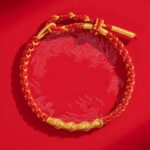 Dragon Lunar New Year Hand-Woven Red Rope Bracelet for Men and Women Rabbit, Ox, Sheep and Dog Tai Sui Hand Rope-5