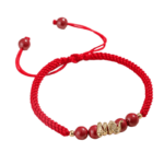 Year of the Snake Bracelet Snake Cinnabar Amulet Transit Red Rope Hand-Woven Peaceful Hand Rope