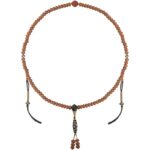 Lotus Bodhi 108pcs Dzi Beads Pendant Buddha Beads String Handheld Neni Men's Necklace Bucket Beads Bracelet