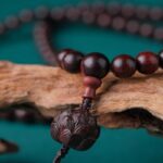 Rosewood 108 rosary beads string six words of truth running ring lotus models cultural and wooden Buddha beads-11