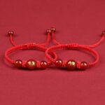 Year of the Dragon Red Rope Bracelet Men and Women Dragon Lunar New Year Hand-Woven Rope Rabbit Ox Horse Sheep Dog Amulet Hand Rope-12