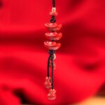 Cinnabar Car Hanging Year of the Dragon Tassel Spike Pendant Car Car Decoration-11