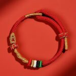 Lunar New Year Red Rope Bracelet Snake Tiger Monkey Tai Sui Hand Rope Hand Woven Rope Amulet Gift 2025-3