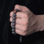 Six Character Truth Incense Grey Buddha Bead String Men's Literary Handheld Rosary Bead String Women's Bracelet-12