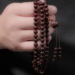 Rosewood 108 rosary beads string six words of truth running ring lotus models cultural and wooden Buddha beads-12