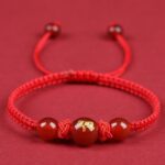 Year of the Dragon Red Rope Bracelet Men and Women Dragon Lunar New Year Hand-Woven Rope Rabbit Ox Horse Sheep Dog Amulet Hand Rope-15