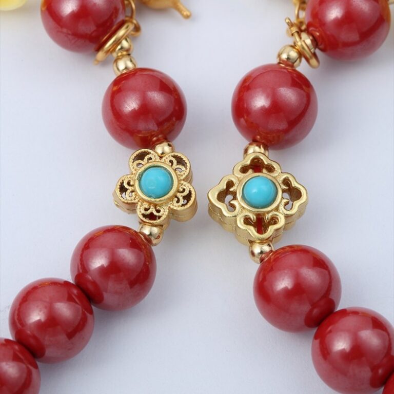 Cinnabar Strings for Men and Women Six Characters Pendant Lunar New Year Dragon Bracelet Forwarding Beads Silver Pendant-14