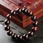 Huanghuali strings Xiaoye Zitan Buddha beads 108 pieces of cultural play cold men and women couple models bracelet-1