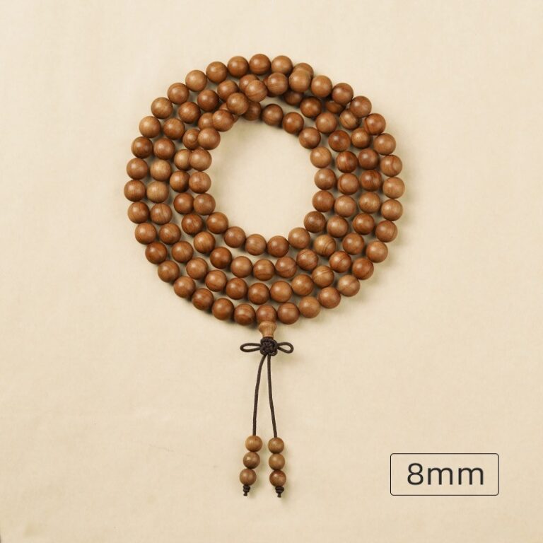 Old Mountain Sandalwood Strings 108 Indian Old Mountain Sandalwood Sinking Necklace Women's Bracelet Men's Black Flesh Buddha Beads-15