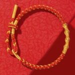 Dragon Lunar New Year Hand-Woven Red Rope Bracelet for Men and Women Rabbit, Ox, Sheep and Dog Tai Sui Hand Rope-14