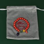 Cinnabar Strings for Men and Women Six Characters Pendant Lunar New Year Dragon Bracelet Forwarding Beads Silver Pendant-21