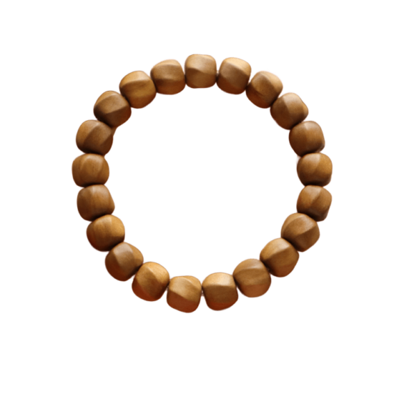 Natural Pure Old Mountain Sandalwood Strings Seiko Hexagonal Twisted Beads Jewellery for Men and Women